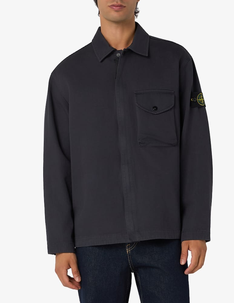 rinascente Stone Island Cotton twill overshirt