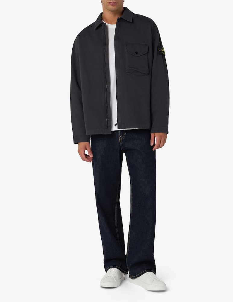 rinascente Stone Island Cotton twill overshirt
