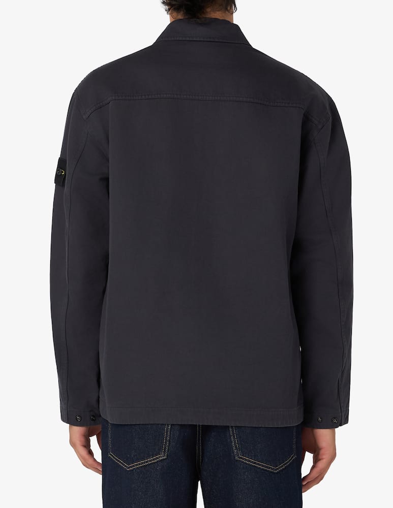 rinascente Stone Island Cotton twill overshirt