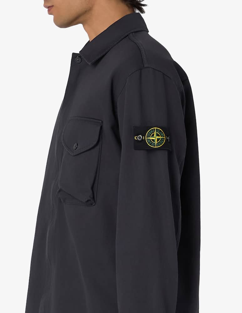 rinascente Stone Island Cotton twill overshirt