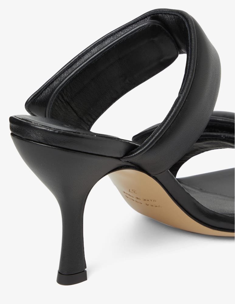 rinascente Gia Borghini Leather heeled sandals