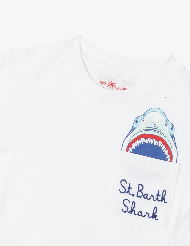 rinascente MC2 Saint Barth Eddy pocket t-shirt - White