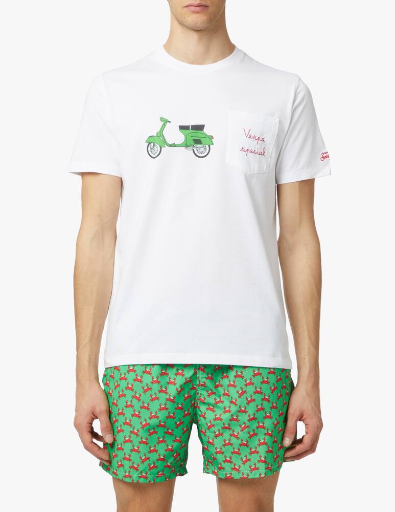 rinascente MC2 Saint Barth Maglietta austin con taschino - multicolor