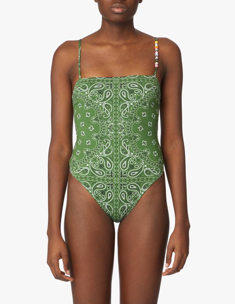 rinascente MC2 Saint Barth Costume intero stampa bandana - verde