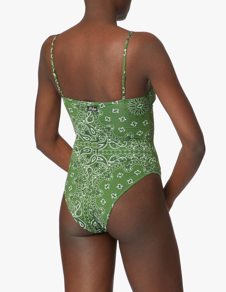 rinascente MC2 Saint Barth Costume intero stampa bandana - verde