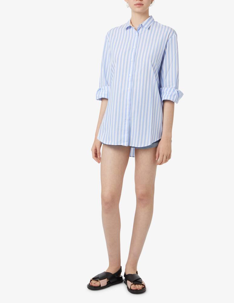 rinascente MC2 Saint Barth Camicia copricostume in cotone - azzurro