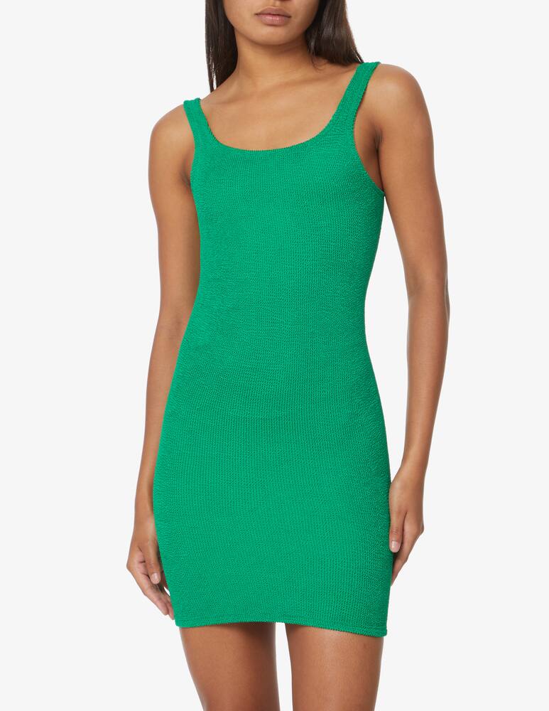 rinascente MC2 Saint Barth Tank wrinkle beach cover ups dress - Green