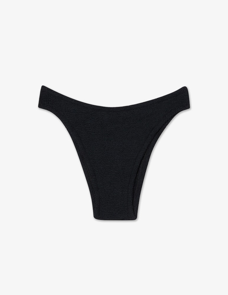 rinascente MC2 Saint Barth High hip bikini bottom - black