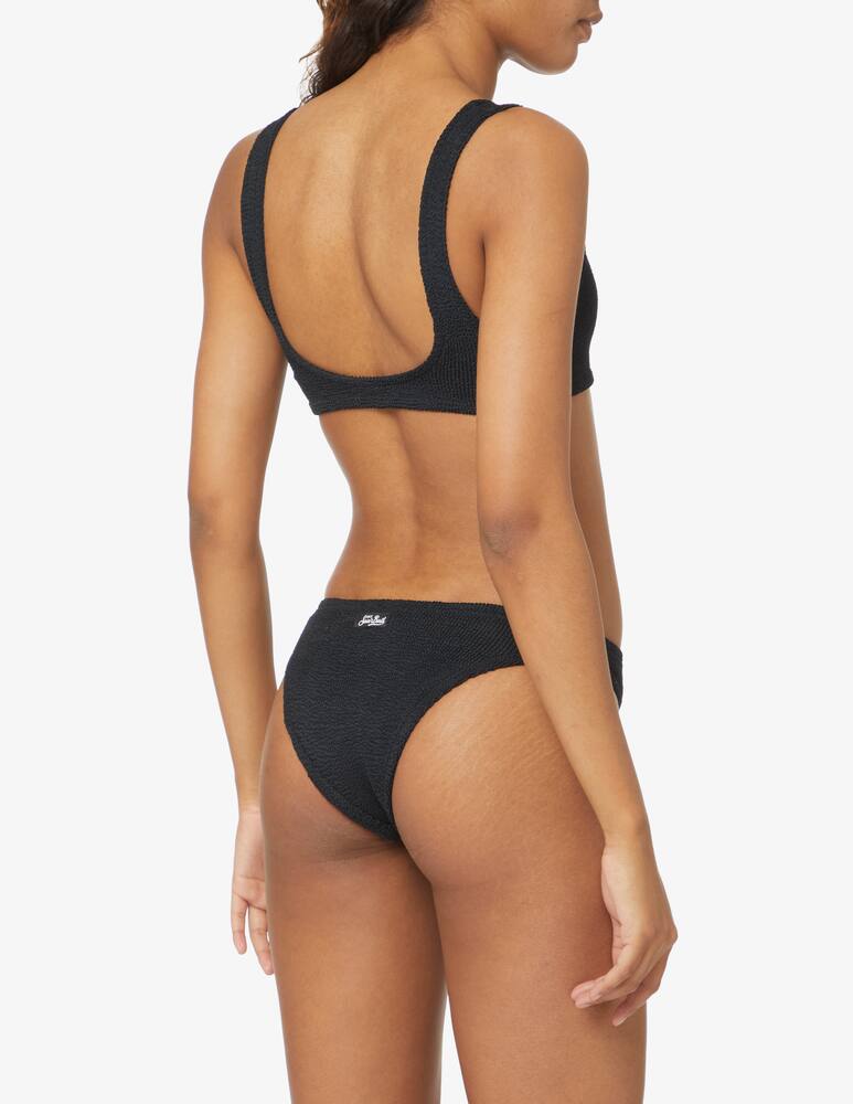 rinascente MC2 Saint Barth High hip bikini bottom - black