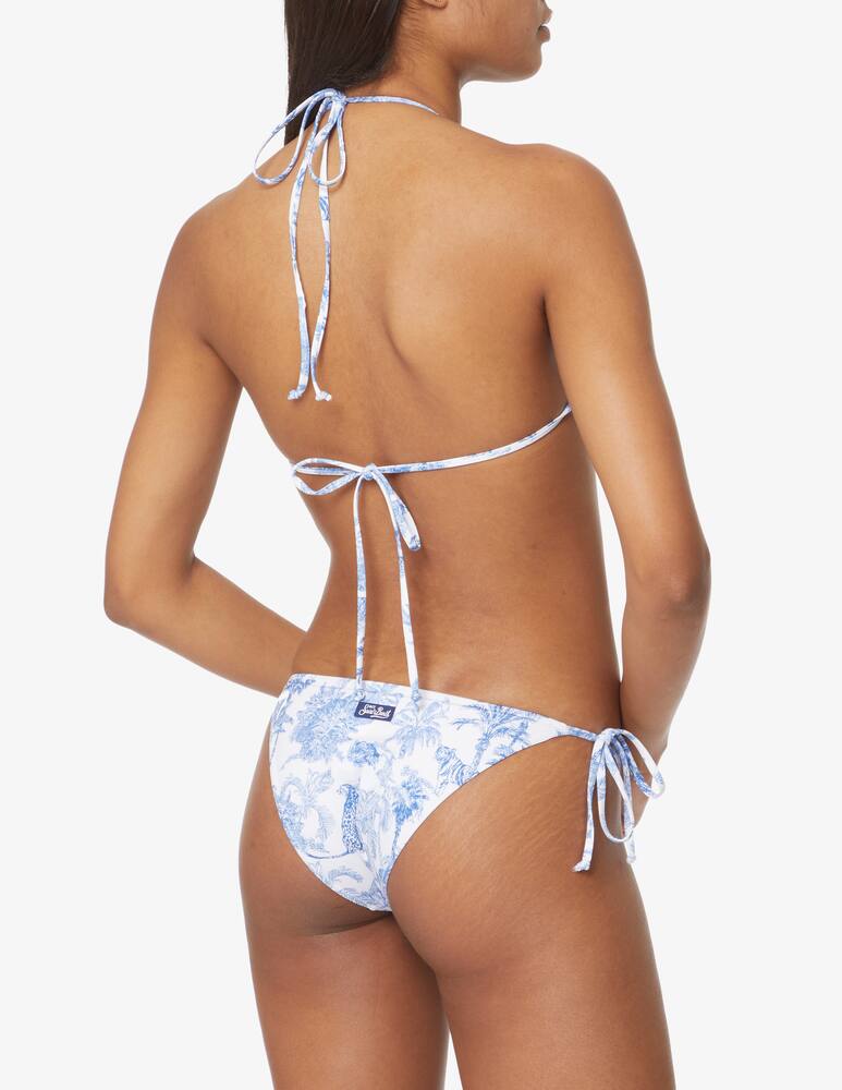 MC2 Saint Barth Triangle bikini top - Light blue - picture 3 MC2 Saint Barth Triangle bikini top - Light blue - picture 3