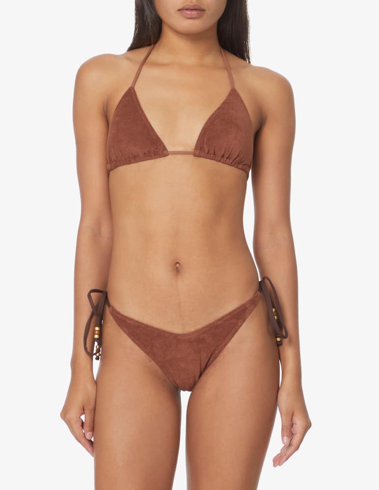 rinascente MC2 Saint Barth Top triangolo bikini - Marrone
