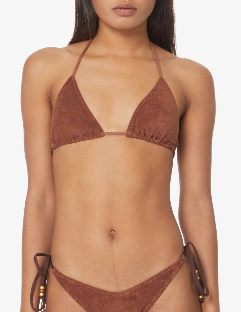 rinascente MC2 Saint Barth Top triangolo bikini - Marrone