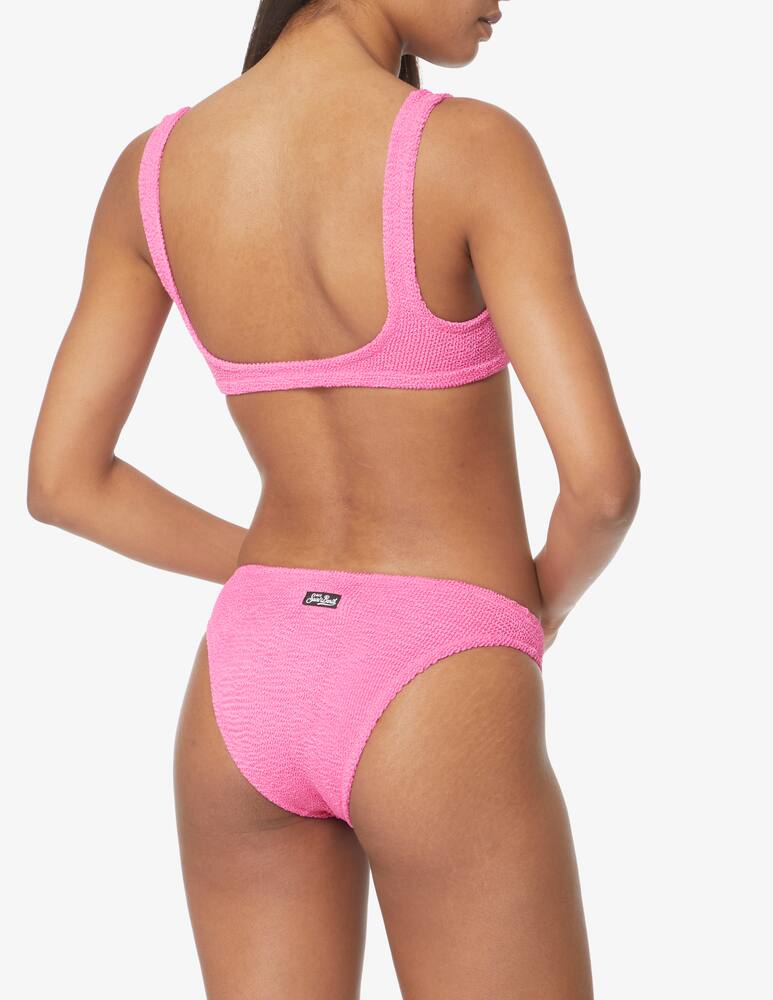 rinascente MC2 Saint Barth Bikini wrinkle top - Pink