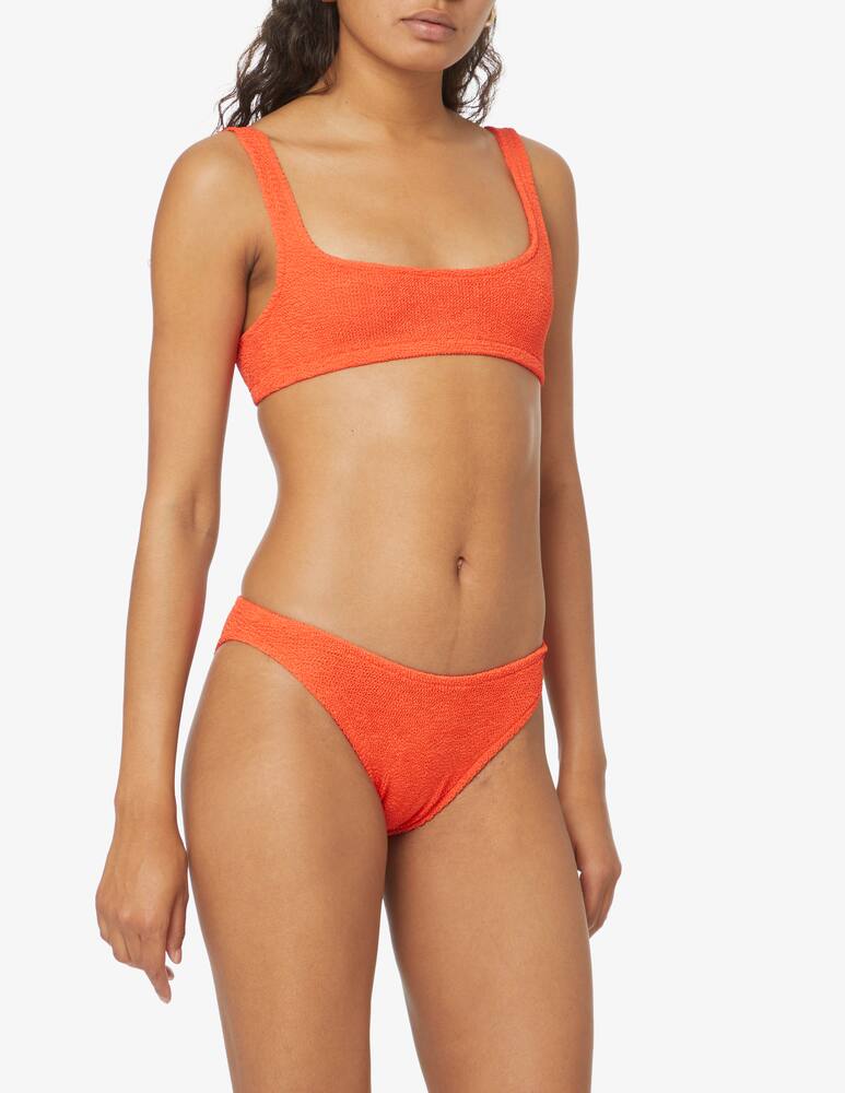 rinascente MC2 Saint Barth Top bikini con arricciature - arancione