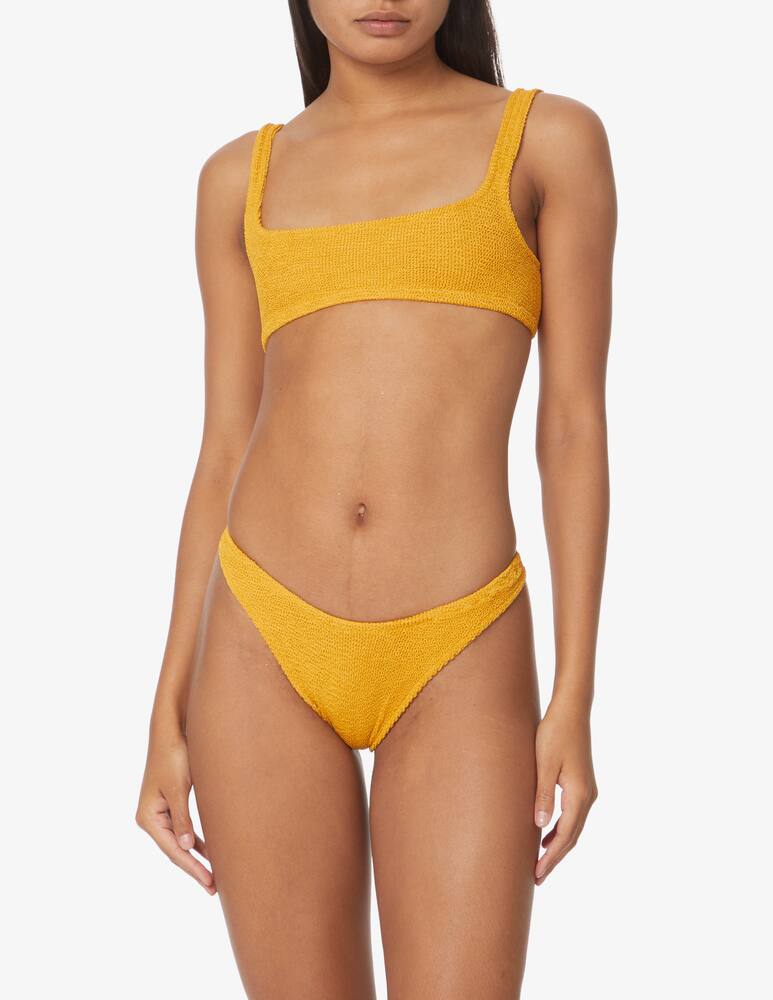 rinascente MC2 Saint Barth Top bikini con arricciature - Giallo