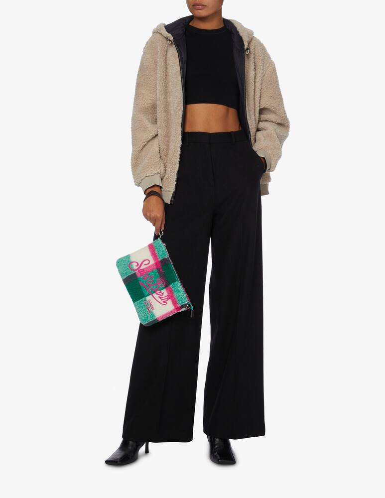 rinascente MC2 Saint Barth Parisienne winter clutch bag with shoulder strap