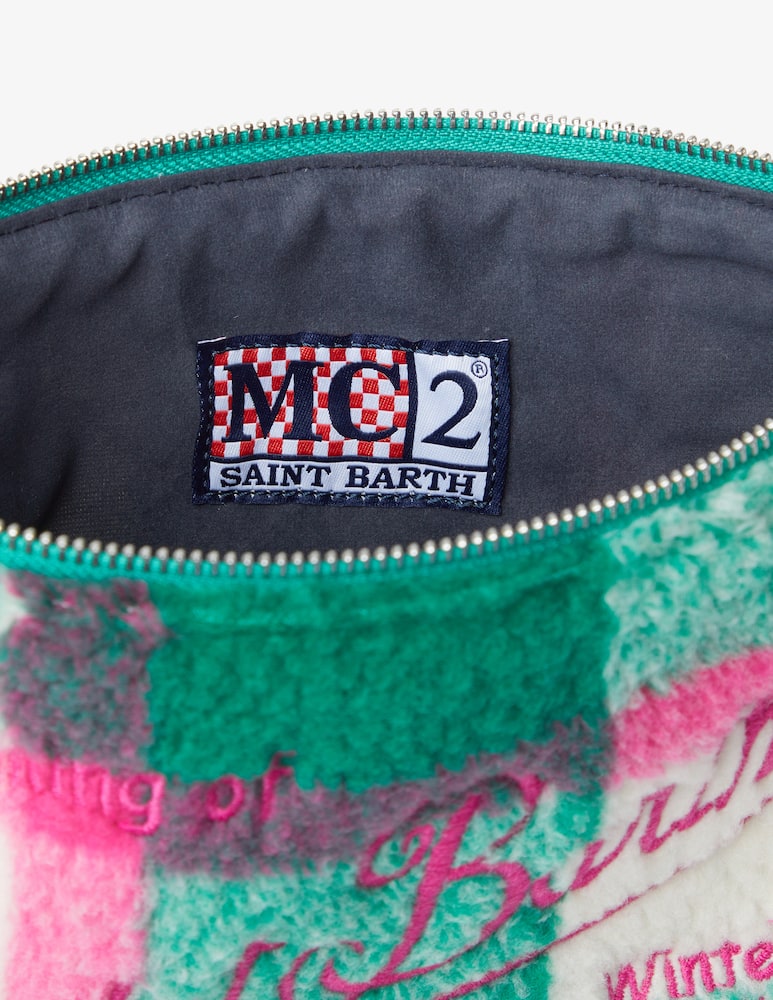 rinascente MC2 Saint Barth Parisienne winter clutch bag with shoulder strap