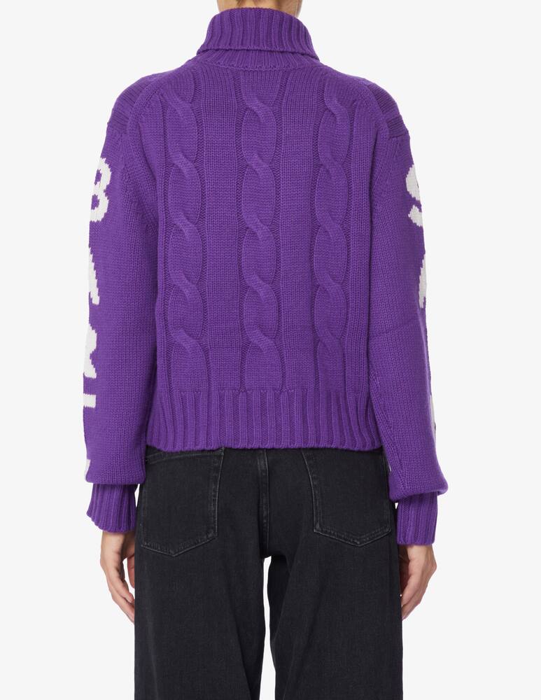 rinascente MC2 Saint Barth Adler turtleneck sweater - Violet