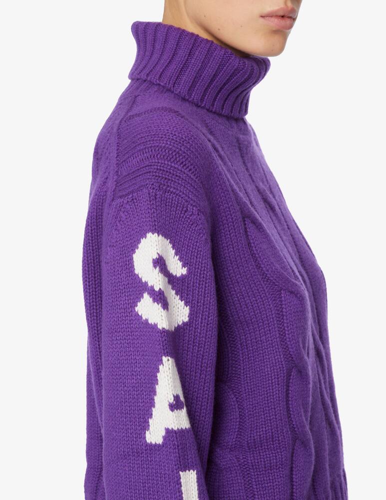rinascente MC2 Saint Barth Adler turtleneck sweater - Violet