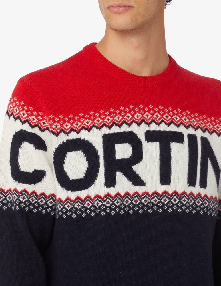 rinascente MC2 Saint Barth Heron ski crewneck sweater