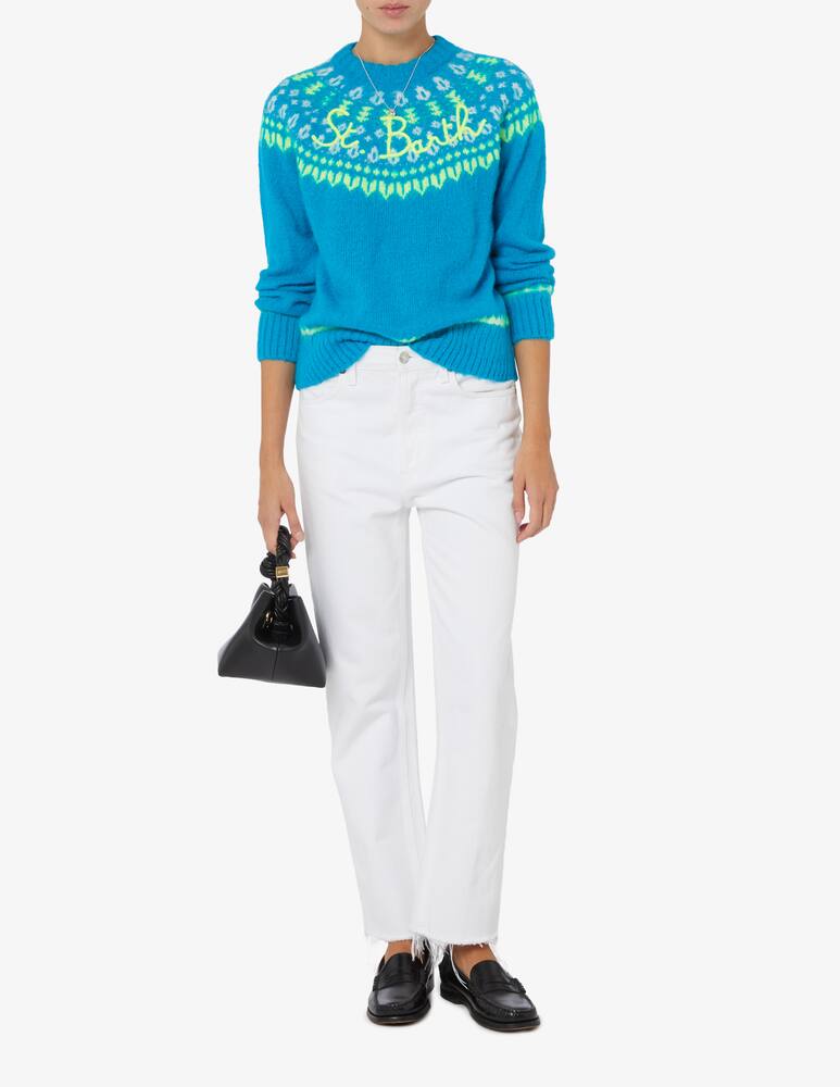 rinascente MC2 Saint Barth New queen nordic soft crewneck sweater