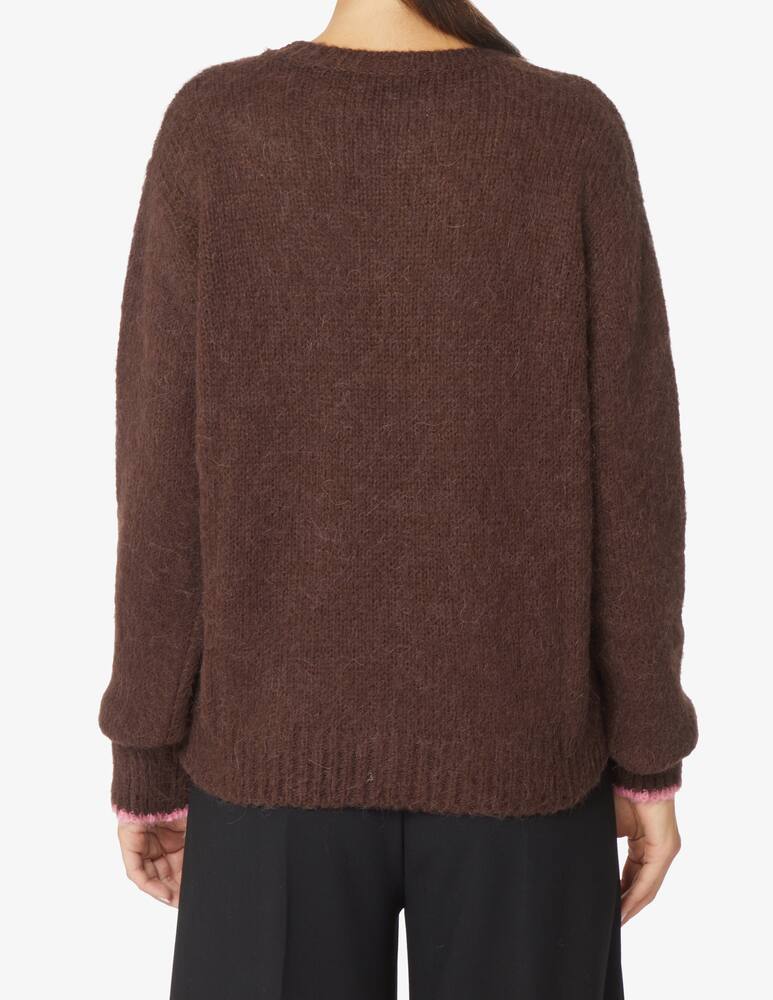 rinascente MC2 Saint Barth New queen wool blend crewneck sweater