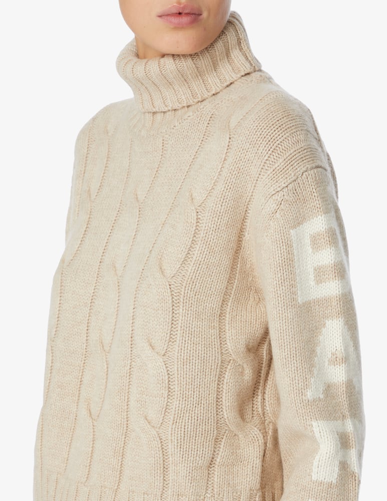 rinascente MC2 Saint Barth Adler turtleneck sweater - Beige
