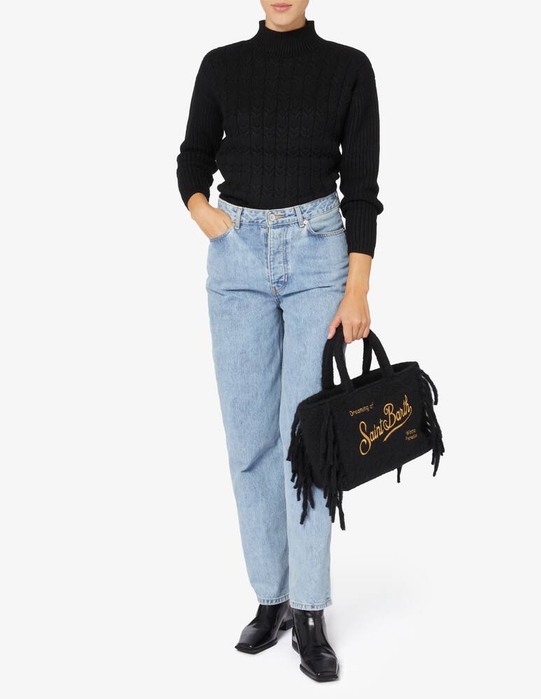 rinascente MC2 Saint Barth Clarine medium winter wool bag