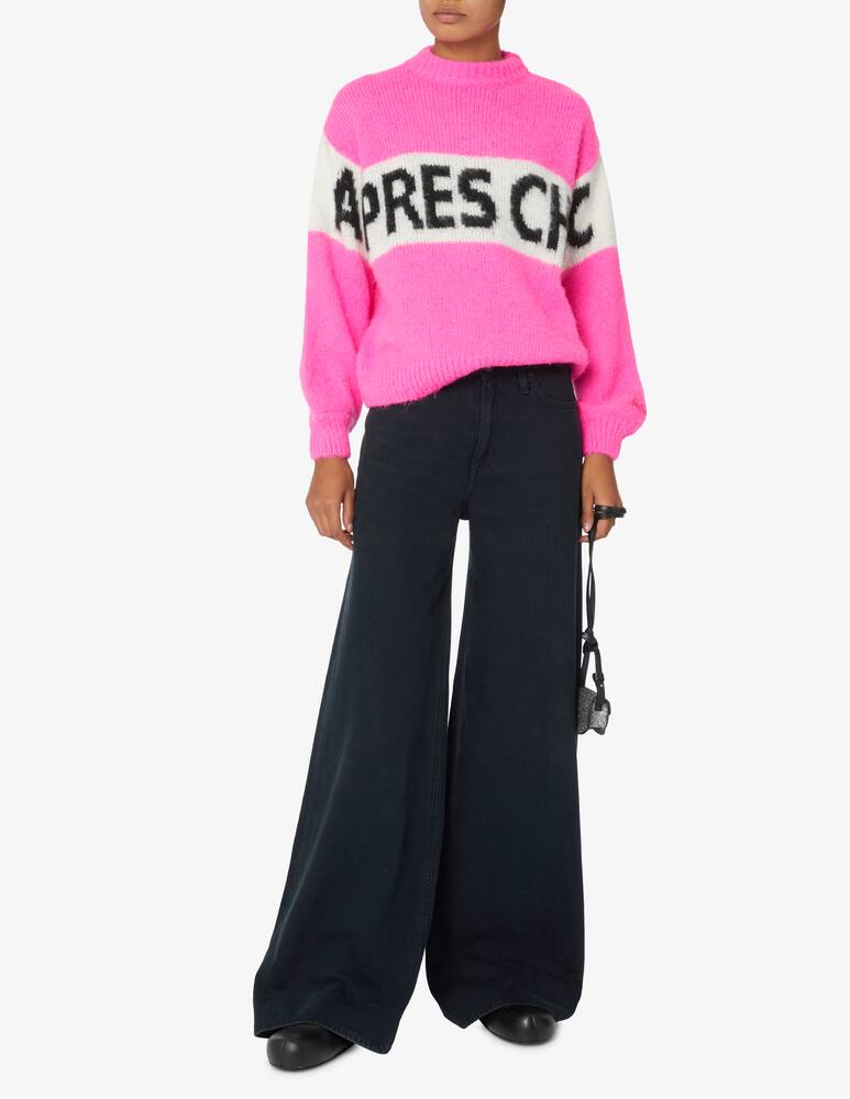 rinascente MC2 Saint Barth Danya soft box shape wool blend sweater - Pink