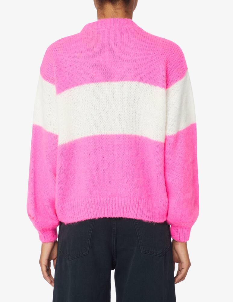 rinascente MC2 Saint Barth Danya soft box shape wool blend sweater - Pink