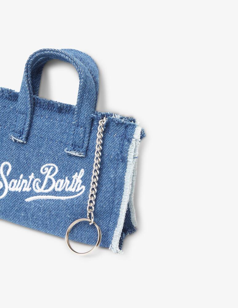 rinascente MC2 Saint Barth Key bag borsa in cotone - Blu