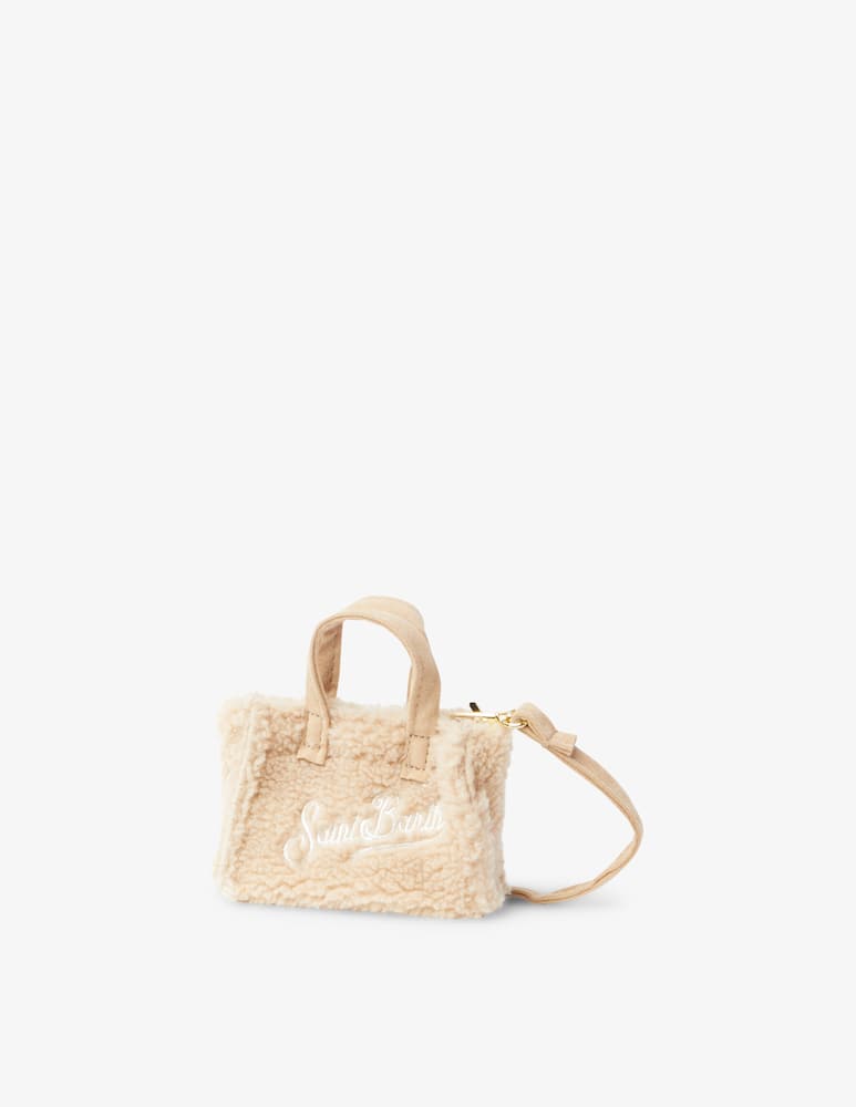 rinascente MC2 Saint Barth Key bag borsa in cotone - Beige