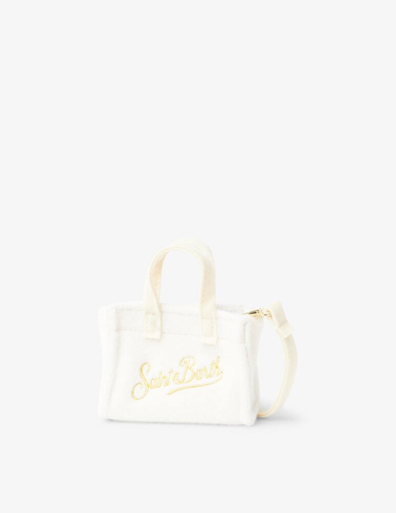 rinascente MC2 Saint Barth Key bag borsa in cotone - Bianco