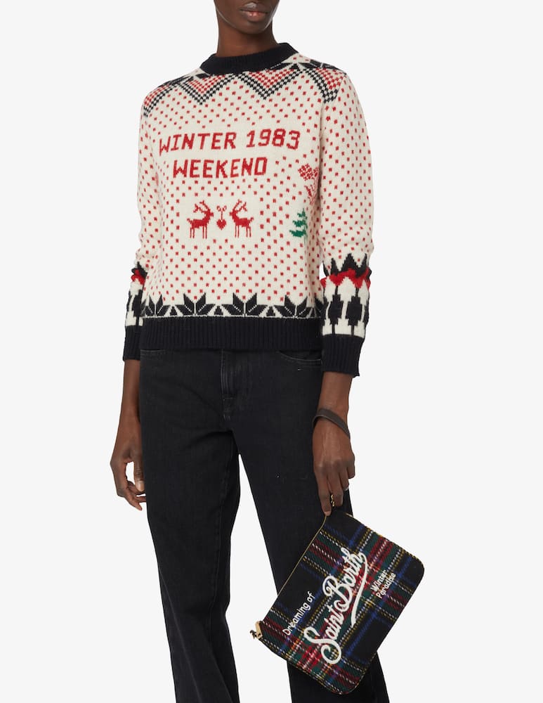 rinascente MC2 Saint Barth Borsa pochette invernale con tracolla Parisienne