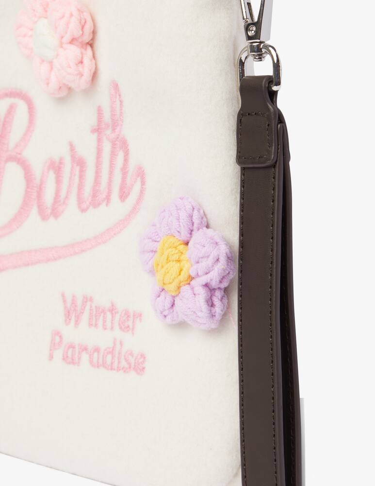 rinascente MC2 Saint Barth Parisienne winter clutch bag with shoulder strap