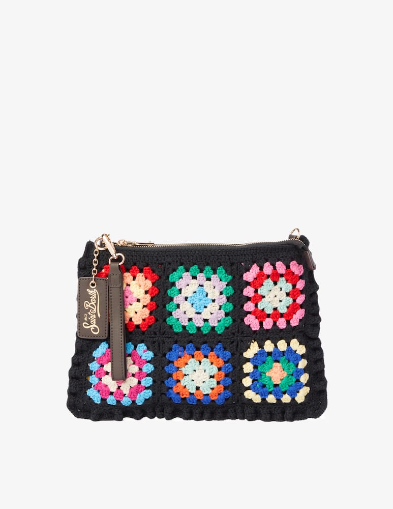MC2 Saint Barth Parisienne crochet pochette - Black - picture 1 MC2 Saint Barth Parisienne crochet pochette - Black - picture 1