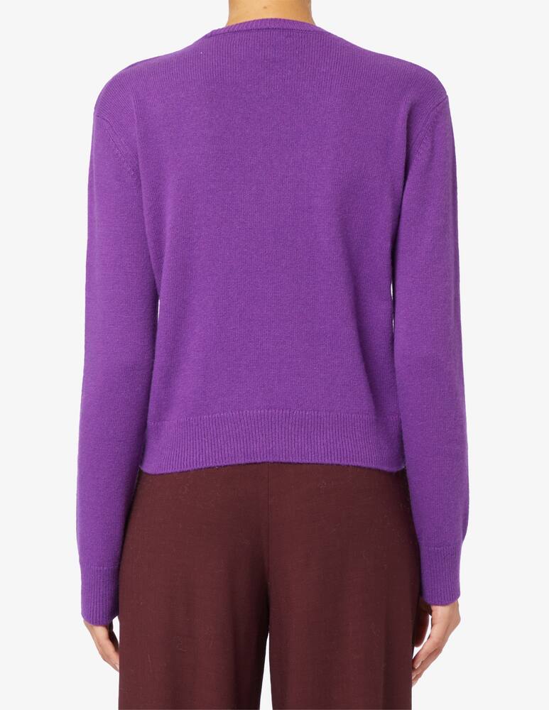 rinascente MC2 Saint Barth Maglione a girocollo in misto lana New queen - Viola