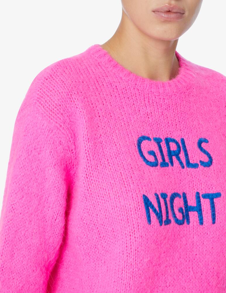 rinascente MC2 Saint Barth Maglione crop girocollo New Queen - Fucsia