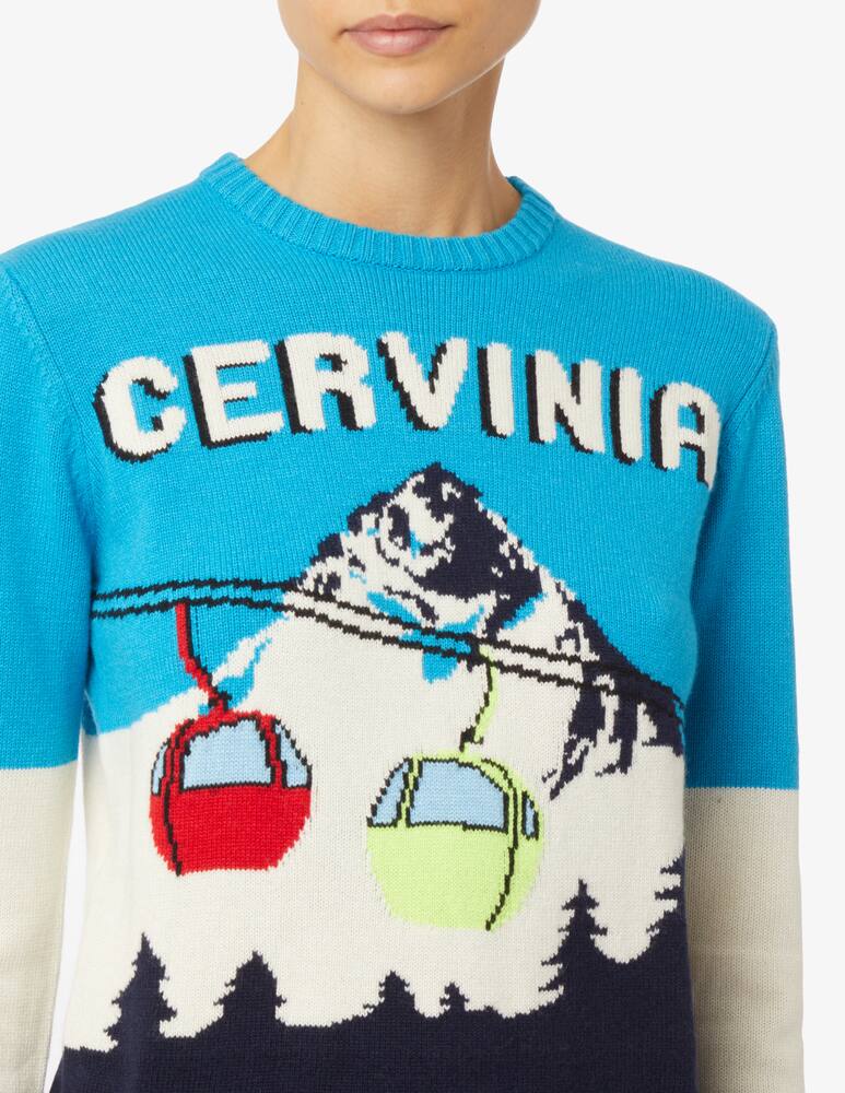 rinascente MC2 Saint Barth New Queen crewneck sweater - Light blue