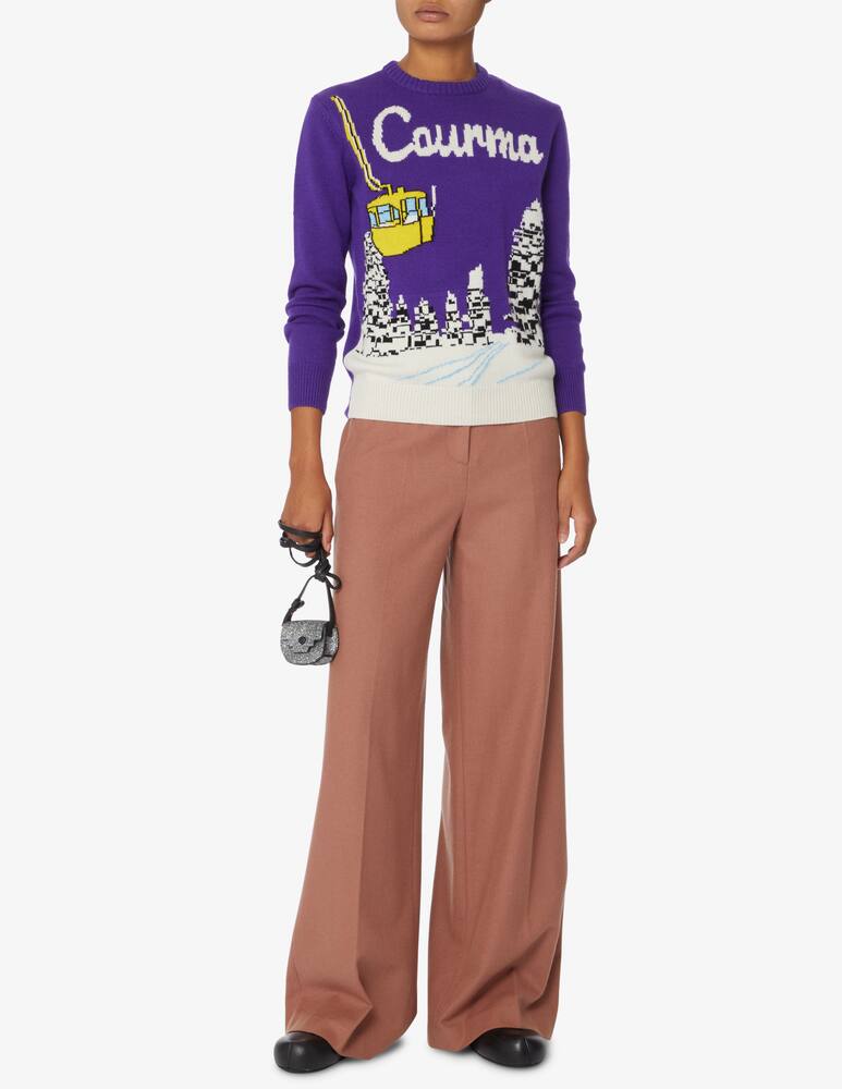 rinascente MC2 Saint Barth New queen wool blend crewneck sweater