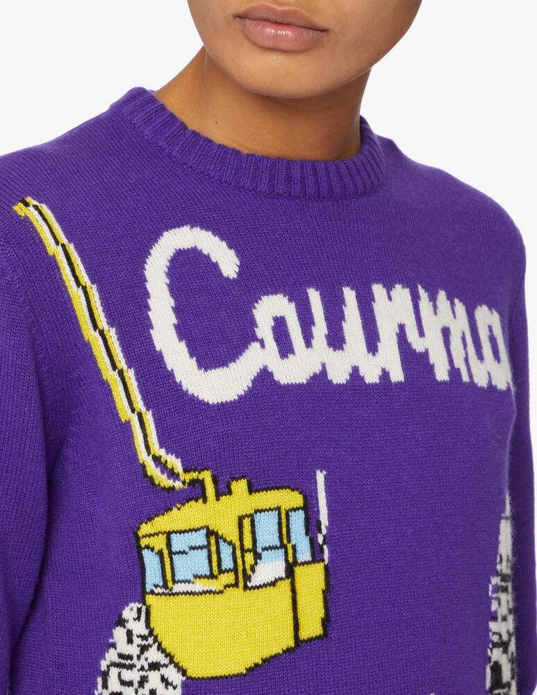 rinascente MC2 Saint Barth New queen wool blend crewneck sweater