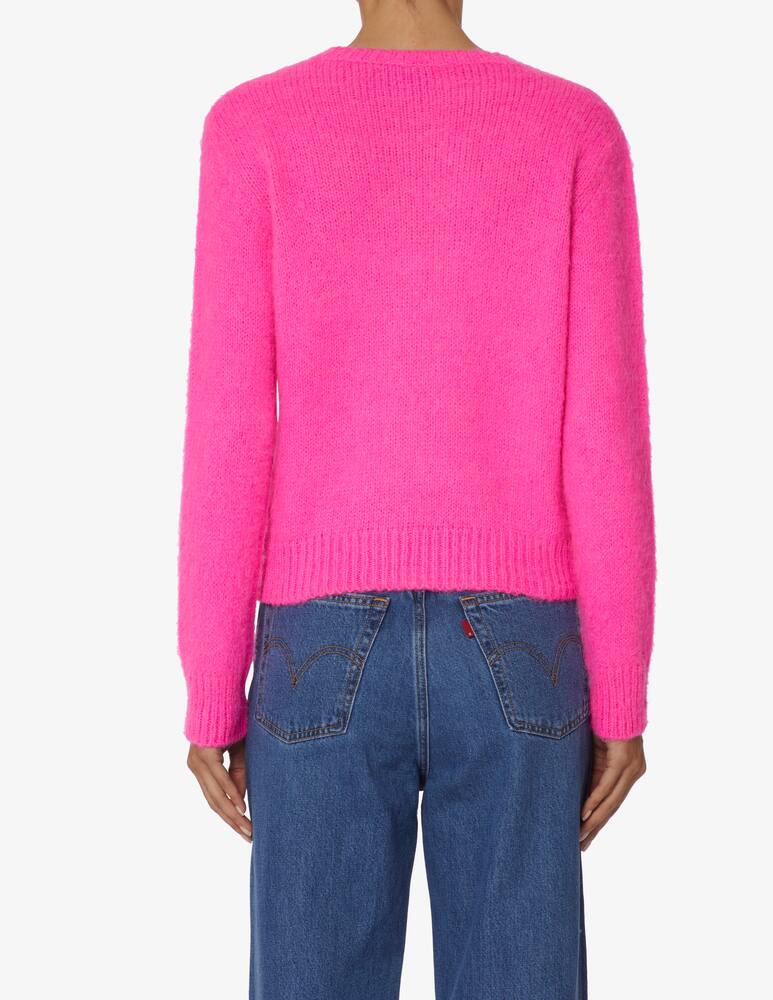 rinascente MC2 Saint Barth Maglione a girocollo in misto lana New queen - Rosa