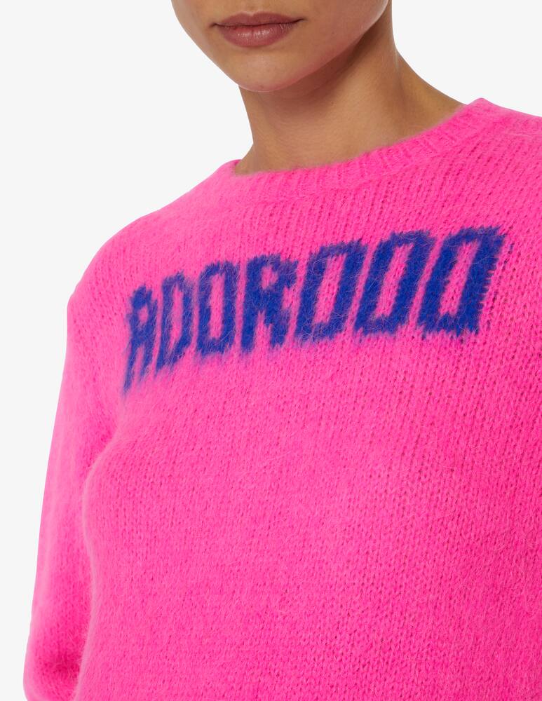 rinascente MC2 Saint Barth Maglione a girocollo in misto lana New queen - Rosa