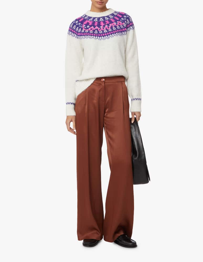 rinascente MC2 Saint Barth Maglione New Queen Nordic - Bianco