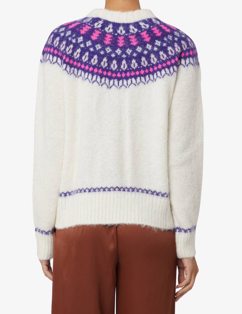 rinascente MC2 Saint Barth Maglione New Queen Nordic - Bianco