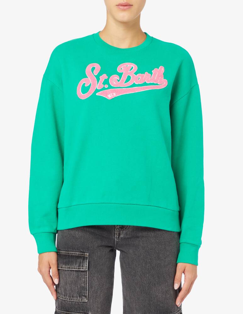 rinascente MC2 Saint Barth Star dust winter roundneck sweatshirt