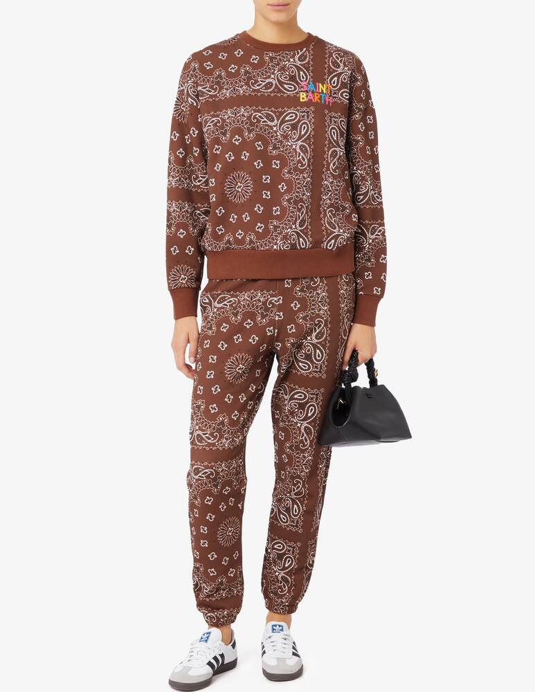 rinascente MC2 Saint Barth Star dust winter roundneck sweatshirt