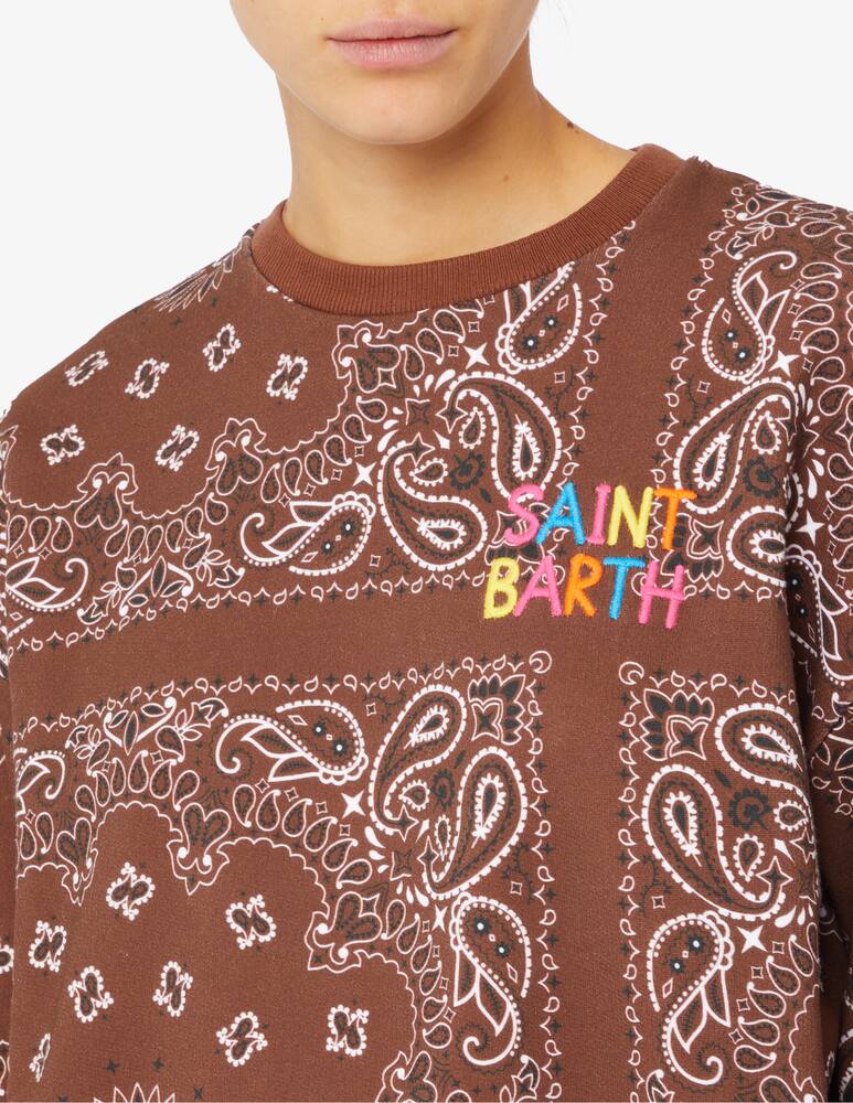 rinascente MC2 Saint Barth Star dust winter roundneck sweatshirt