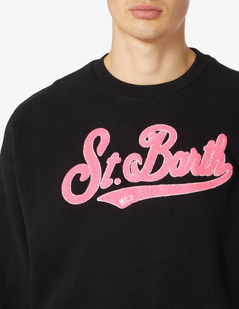 rinascente MC2 Saint Barth Star dust winter roundneck sweatshirt