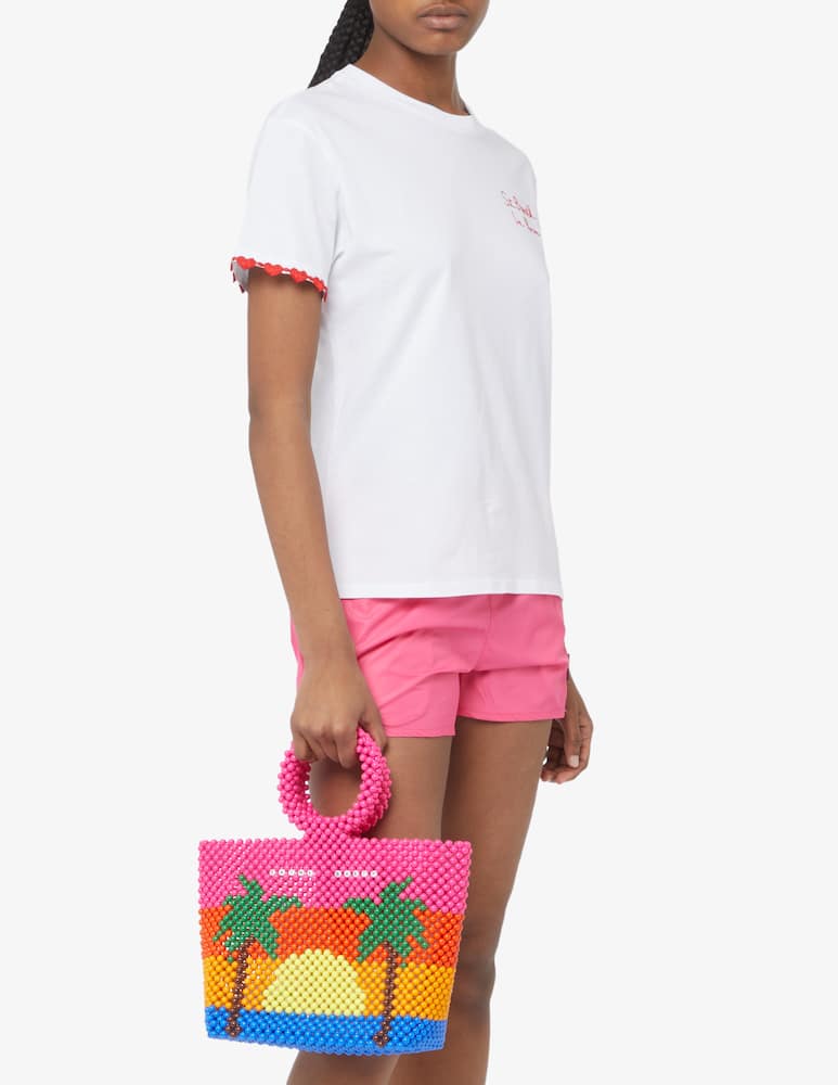 rinascente MC2 Saint Barth Borsa grande con perline